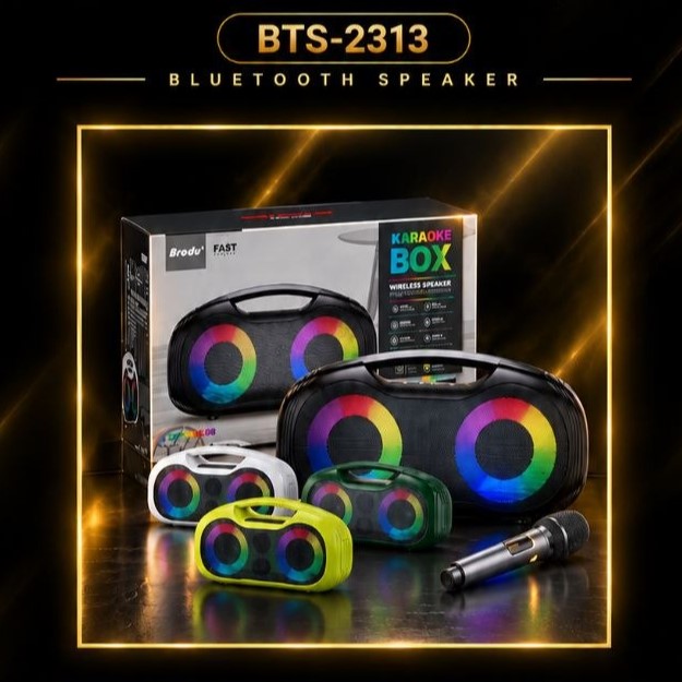 اسپیکر بلوتوثی قابل حمل BTS-2313 به همراه میکروفن